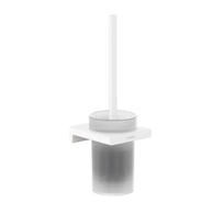 Hansgrohe AddStoris - WC štětka nástěnná, matné sklo/bílá mat 41752700