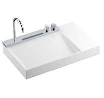 Hansgrohe Avalegra - Umyvadlo 78x48 cm, s termostatickou baterií a sprškou, 2 proudy, bez přepadu, chrom 22473000