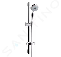 Hansgrohe Croma 100 - Set sprchové hlavice, 3 proudy, tyče 0,65 m a hadice, chrom 27775000