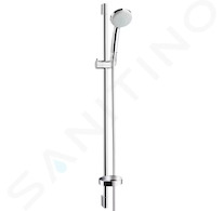 Hansgrohe Croma 100 - Set sprchové hlavice, 4 proudy, tyče 0,90 m a hadice, EcoSmart, chrom 27653000