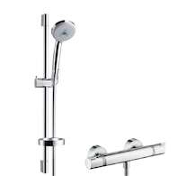 Hansgrohe Croma 100 - Sprchový set s termostatem, 3 proudy, tyč 65 cm, chrom 27086000