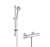 Hansgrohe Croma 100 - Sprchový set Vario s termostatem, 3 proudy, EcoSmart 9 l/min, chrom 27032000
