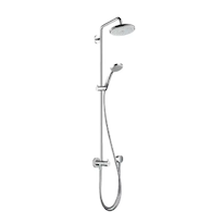 Hansgrohe Croma 220 - Sprchový set Reno, 22 cm, sprchové rameno 40 cm, 1 proud, chrom 27224000