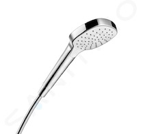 Hansgrohe Croma Select E - Sprchová hlavice, EcoSmart, bílá/chrom 26815400