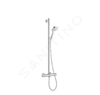 Hansgrohe Croma Select E - Sprchový set SemiPipe Multi s termostatem, bílá/chrom 27248400