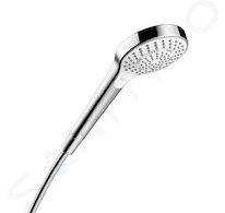 Hansgrohe Croma Select S - Sprchová hlavice Multi, 3 proudy, EcoSmart, bílá/chrom 26801400