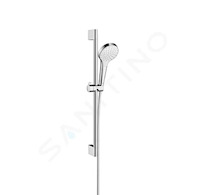 Hansgrohe Croma Select S - Sprchová souprava 1jet EcoSmart 9 l/min 0,65m, bílá/chrom 26565400