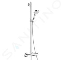 Hansgrohe Croma Select S - Sprchový set SemiPipe Multi s termostatem, bílá/chrom 27247400