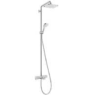 Hansgrohe Croma - Sprchový set s vanovým termostatem, 28x17 cm, 3 proudy, chrom 27687000