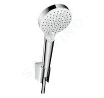 Hansgrohe Crometta - Set sprchové hlavice, 2 proudy, držáku a hadice, EcoSmart, bílá/chrom 26694400