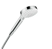 Hansgrohe Crometta - Sprchová hlavice Vario 100, 2 proudy, Green 6 l/min, bílá/chrom 26336400