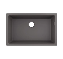 Hansgrohe Dřezy - Podstavný granitový dřez S510-U660, kamenná šedá 43432290