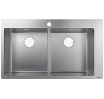 Hansgrohe Dřezy - Vestavný dřez S711-F765, nerezová ocel 43303800