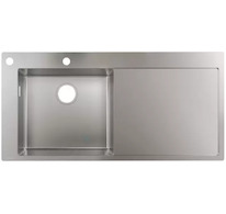 Hansgrohe Dřezy - Vestavný dřez S718-F450, nerezová ocel 43332800