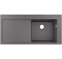Hansgrohe Dřezy - Vestavný granitový dřez S514-F450, kamenná šedá 43314290