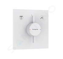 Hansgrohe DuoTurn E - Baterie pod omítku, pro 2 spotřebiče, matná bílá 75417700