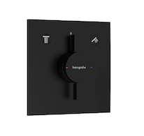 Hansgrohe DuoTurn E - Baterie pod omítku, pro 2 spotřebiče, matná černá 75417670