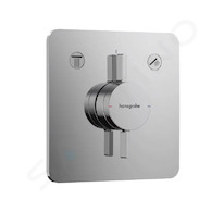 Hansgrohe DuoTurn Q - Baterie pod omítku, pro 2 spotřebiče, chrom 75414000