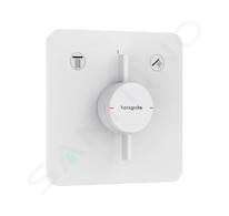 Hansgrohe DuoTurn Q - Baterie pod omítku, pro 2 spotřebiče, matná bílá 75414700