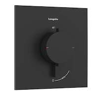 Hansgrohe Ecostat Comfort E - Termostatická baterie pod omítku, matná černá 33710670