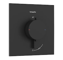 Hansgrohe Ecostat Comfort E - Termostatická baterie pod omítku, matná černá 33710670
