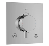 Hansgrohe Ecostat Comfort E - Termostatická baterie pod omítku, pro 2 spotřebiče, chrom 33711000