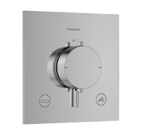 Hansgrohe Ecostat Comfort E - Termostatická baterie pod omítku, pro 2 spotřebiče, chrom 33716000