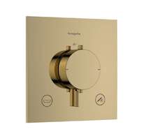 Hansgrohe Ecostat Comfort E - Termostatická baterie pod omítku, pro 2 spotřebiče, leštěný vzhled zlata 33716990