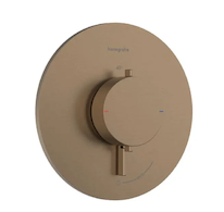 Hansgrohe Ecostat Comfort S - Sprchová baterie pod omítku, s termostatem, kartáčovaný bronz 33714140