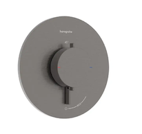 Hansgrohe Ecostat Comfort S - Sprchová baterie pod omítku, s termostatem, kartáčovaný černý chrom 33714340