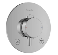 Hansgrohe Ecostat Comfort S - Termostatická baterie pod omítku, pro 2 spotřebiče, chrom 33715000