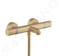 Hansgrohe Ecostat Comfort - Termostatická vanová baterie, kartáčovaný bronz 13114140