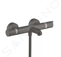 Hansgrohe Ecostat Comfort - Termostatická vanová baterie, kartáčovaný černý chrom 13114340