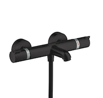 Hansgrohe Ecostat Comfort - Termostatická vanová baterie, matná černá 13114670