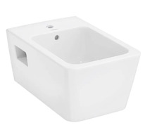 Hansgrohe EluPura Original Q - Závěsný bidet, otvor pro baterii, bílá 60284450