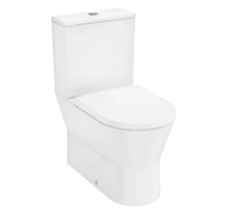Hansgrohe EluPura Original S - WC kombi se sedátkem SoftClose, vario odpad, AquaChannel Flush, Rimless, bílá 60346450