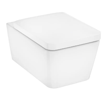 Hansgrohe EluPura Q - Závěsné WC se sedátkem SoftClose, Rimless, HygieneEffect, bílá 62023450