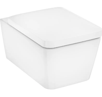 Hansgrohe EluPura Q - Závěsné WC se sedátkem SoftClose, Rimless, SmartClean, bílá 61117450