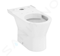 Hansgrohe EluPura S Original - WC kombi mísa, zadní odpad, Rimless, SmartClean, bílá 61165450