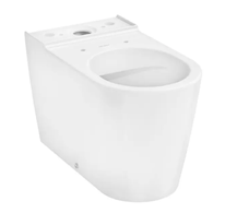 Hansgrohe EluPura S - WC kombi mísa, vario odpad, Rimless, AquaFall Flush, HygieneEffect, EcoSmart, bílá 62034450