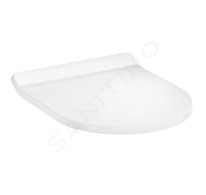 Hansgrohe EluPura S - WC sedátko, SoftClose, Slim, bílá 60200450