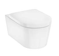 Hansgrohe EluPura S - Závěsné WC se sedátkem SoftClose, AquaFall, SmartClean, bílá 61119450
