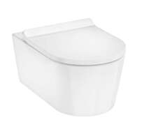 Hansgrohe EluPura S - Závěsné WC se sedátkem SoftClose, AquaHelix, HygieneEffect, bílá 62025450