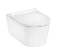 Hansgrohe EluPura S - Závěsné WC se sedátkem SoftClose, AquaHelix, SmartClean, bílá 61115450
