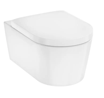 Hansgrohe EluPura S - Závěsné WC se sedátkem SoftClose, Rimless, AquaChannel Flush, SmartClean, EcoSmart, bílá 61186450