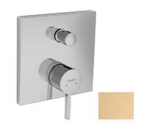 Hansgrohe Finoris - Baterie pod omítku, pro 2 spotřebiče, kartáčovaný bronz 76416140