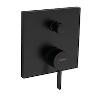 Hansgrohe Finoris - Baterie pod omítku, pro 2 spotřebiče, matná černá 76415670