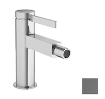 Hansgrohe Finoris - Bidetová baterie s výpustí Push-Open, kartáčovaný černý chrom 76200340