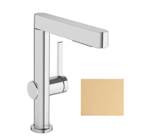 Hansgrohe Finoris - Umyvadlová baterie 230, s výpustí Push-Open a výsuvnou sprškou, EcoSmart, kartáčovaný bronz 76063140