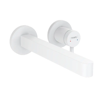 Hansgrohe Finoris - Umyvadlová baterie pod omítku, 2-otvorová instalace, EcoSmart, matná bílá 76050700